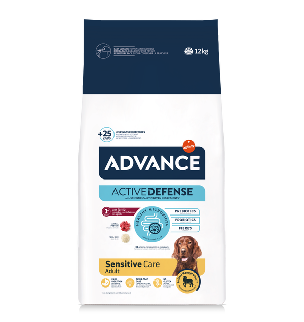 Adult Med/Max Sensitive Care Cordero y Arroz 12kg