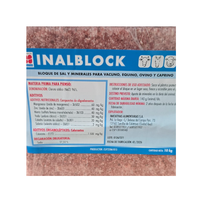 Bloque de sal 10kg