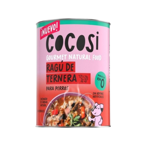 Cocosi Ragú de ternera Perros 400g