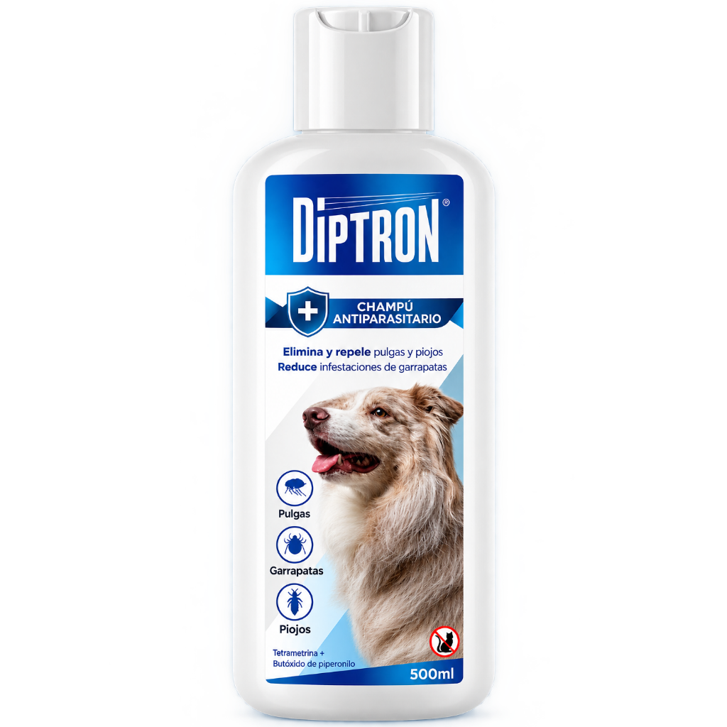 Diptron Champú Perros Antiparásitos