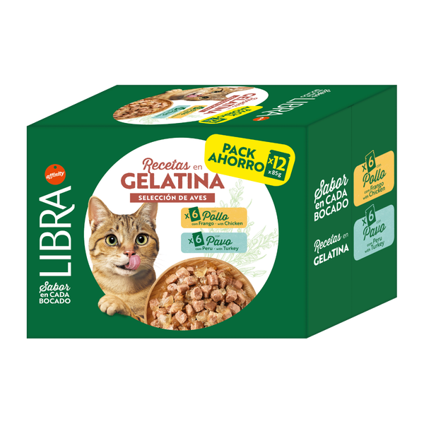 En gelatina adulto con pollo y pavo 1,20kg