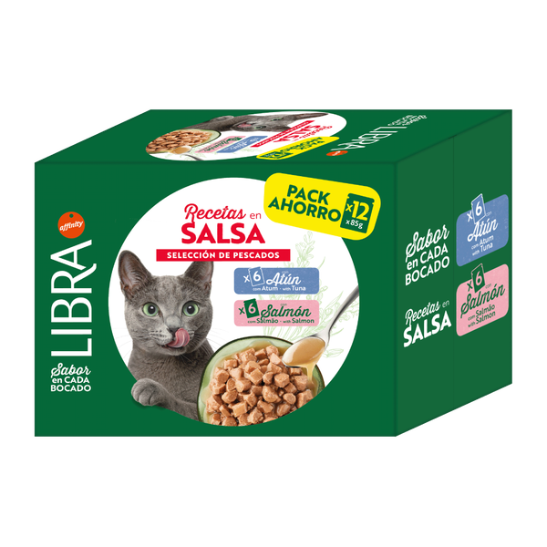 En salsa adulto con salmón y atún 1,20kg