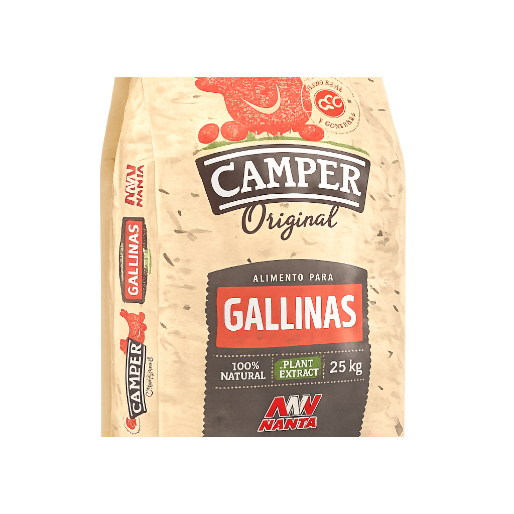 Gallinas Camperas Super Harina y Migaja 25kg