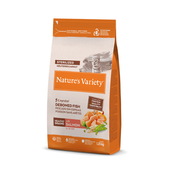 HEALTHY GRAIN STERILIZED SALMÓN 1,25kg