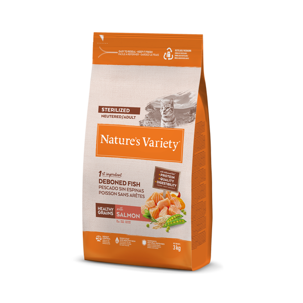 HEALTHY GRAIN STERILIZED SALMÓN 3kg