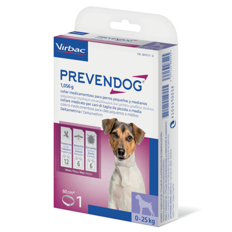 Prevendog collar antiparásitos hasta 25kg
