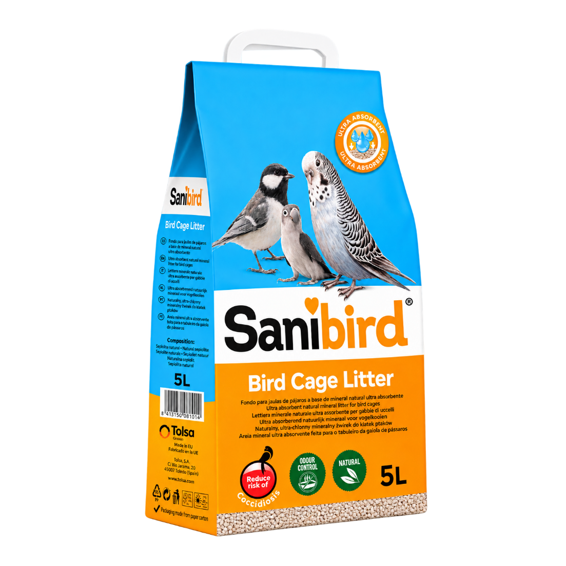 Arena para pájaros Sanibird