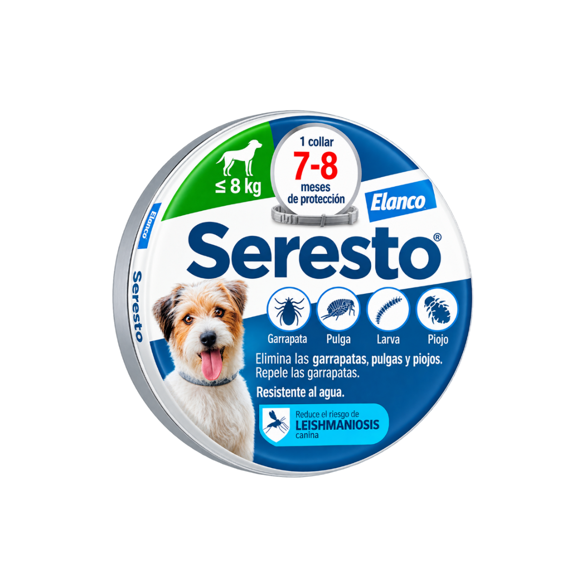 Seresto Clínico collar antiparásitos hasta 8kg